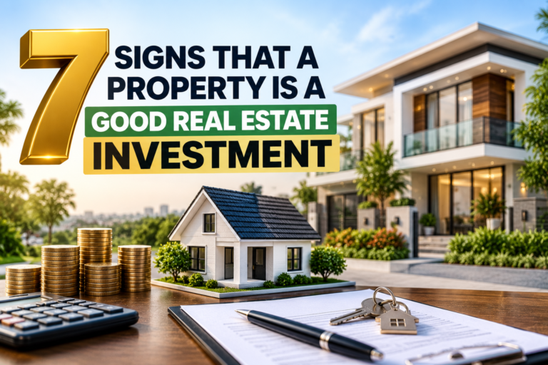 7 Signs That a Property Is a Good Real Estate Investment