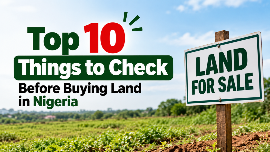 10 Things to Check Before Buying Land in Nigeria